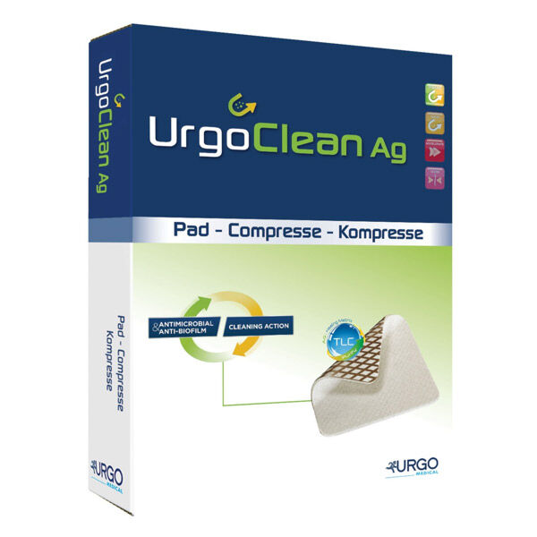 Urgo Urgoclean AG Pansement en Fibres Poly-Absorbantes15 x 20cm 16 unités