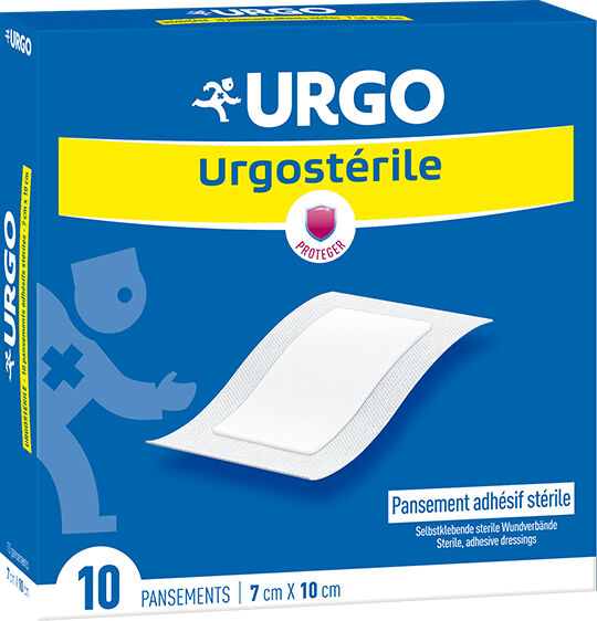 Urgo Urgostérile Pansement Adhésif Stérile 7x10cm 10 unités