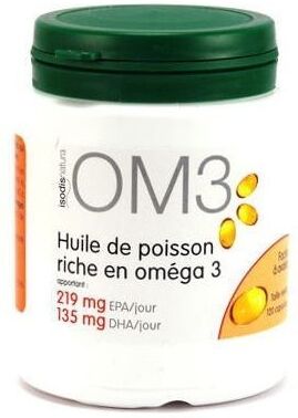 OM3 Huile de poisson 120 capsules