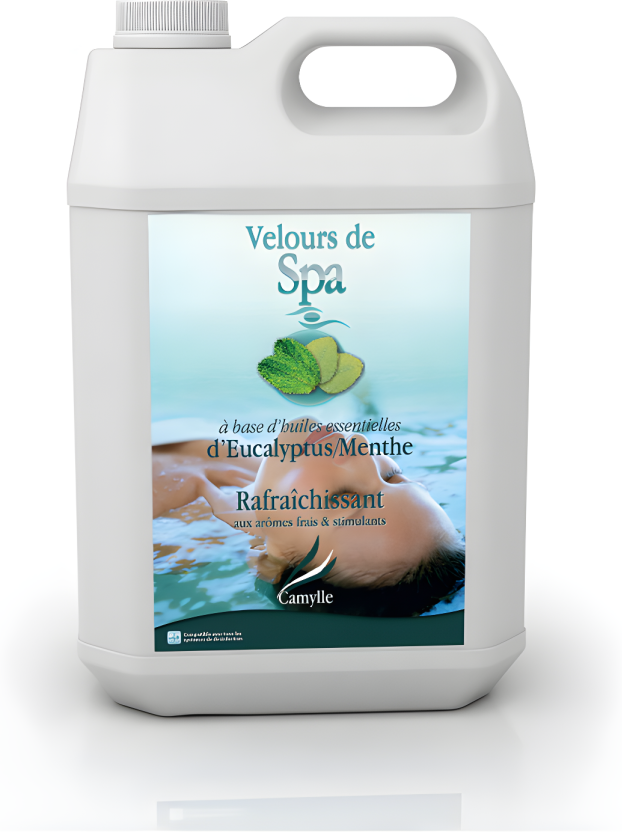 Vente-unique Huiles essentielles velours de SPA 5L - EUCALYPTUS/MENTHE