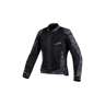 Motorradjacke Macna Velocity Schwarz-Grau Damen