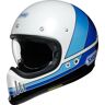 Shoei EX-Zero Equation Helm Weiss Blau M unisex