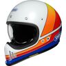 Shoei EX-Zero Equation Helm Weiss Rot Gelb S unisex