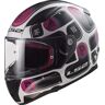 LS2 FF353 Rapid Brick Helm Schwarz Weiss Pink XL unisex