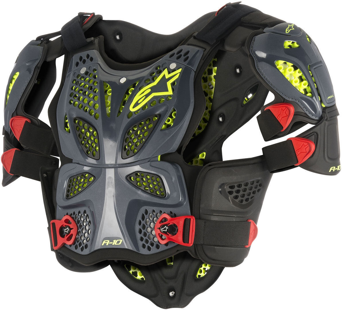 Alpinestars A-10 Full Chest Protector Protecteur thoracique Noir Rouge M L