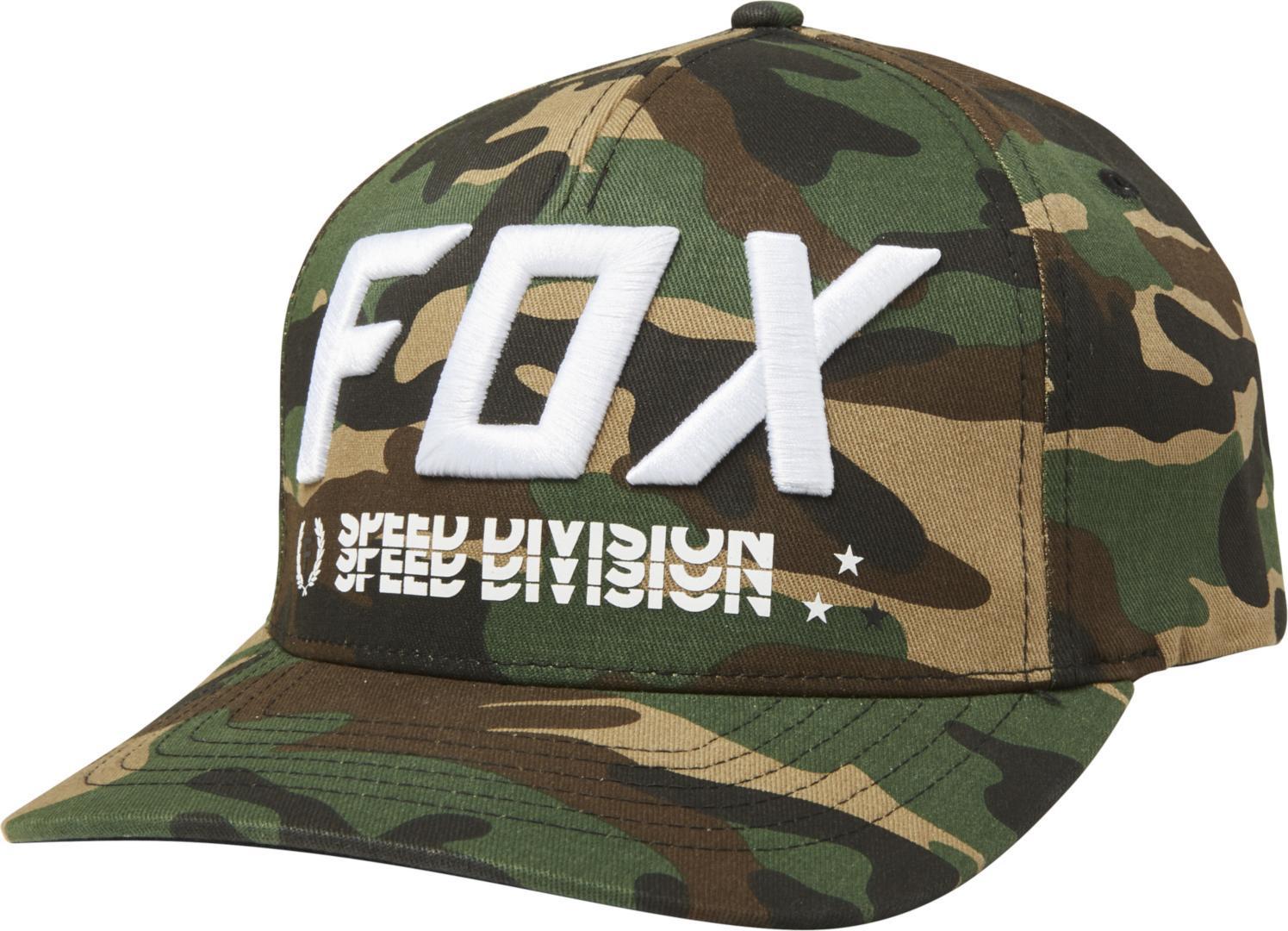 FOX Triple Threat Flexfit Cap Vert Brun S M