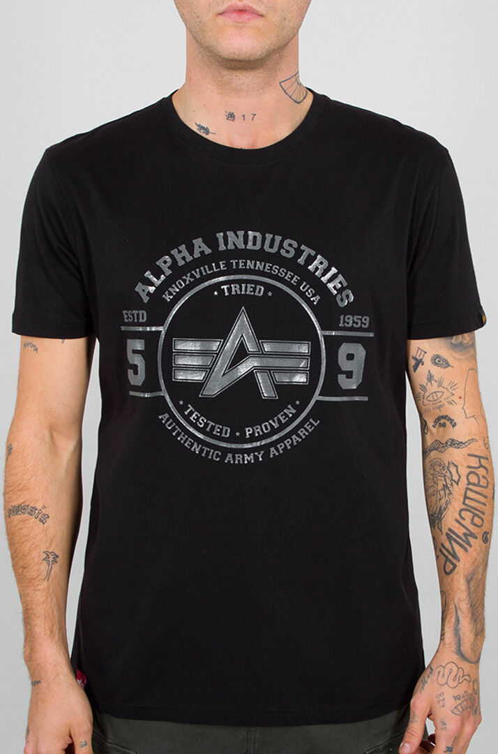 Alpha Industries Authentic Vinyl T-Shirt Noir S