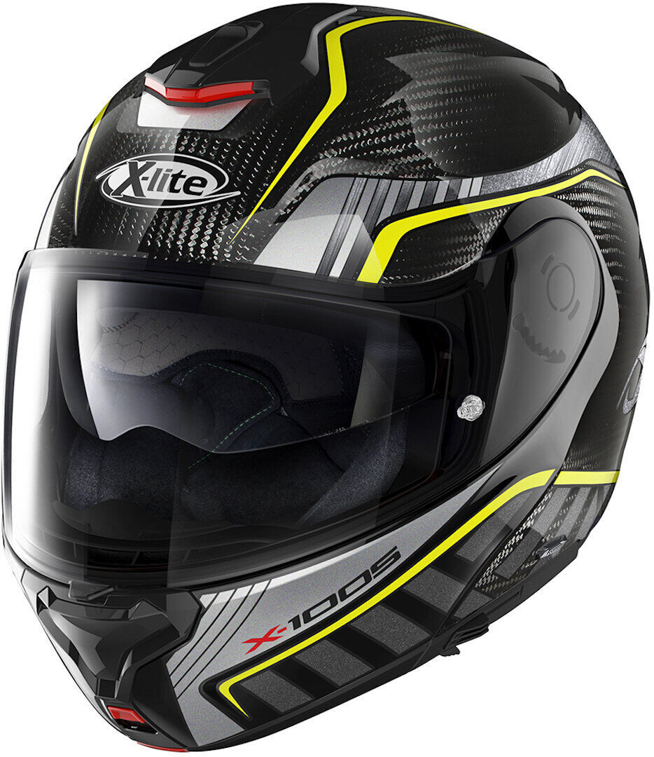 X-Lite X-1005 Ultra Carbon Cheyenne N-Com Casque Noir Jaune S