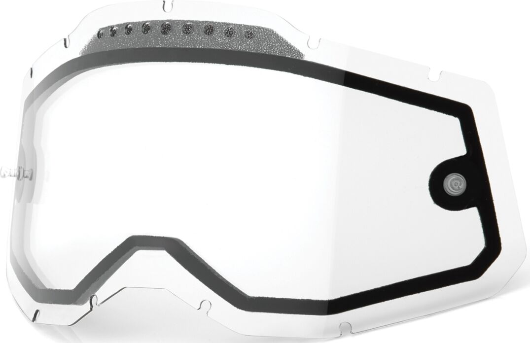 100% Dual Vented Forecast Racecraft II/Accuri II/Strata II Replacemant Lens transparent unique taille