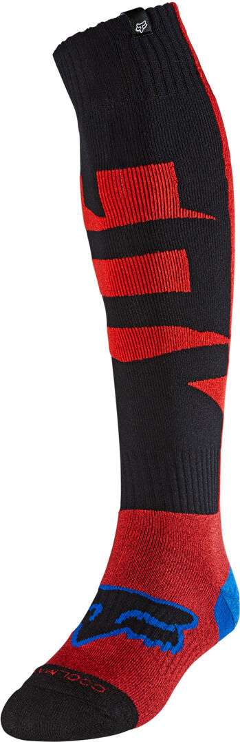 FOX Oktiv Coolmax Thick Chaussettes Motocross Rouge M L