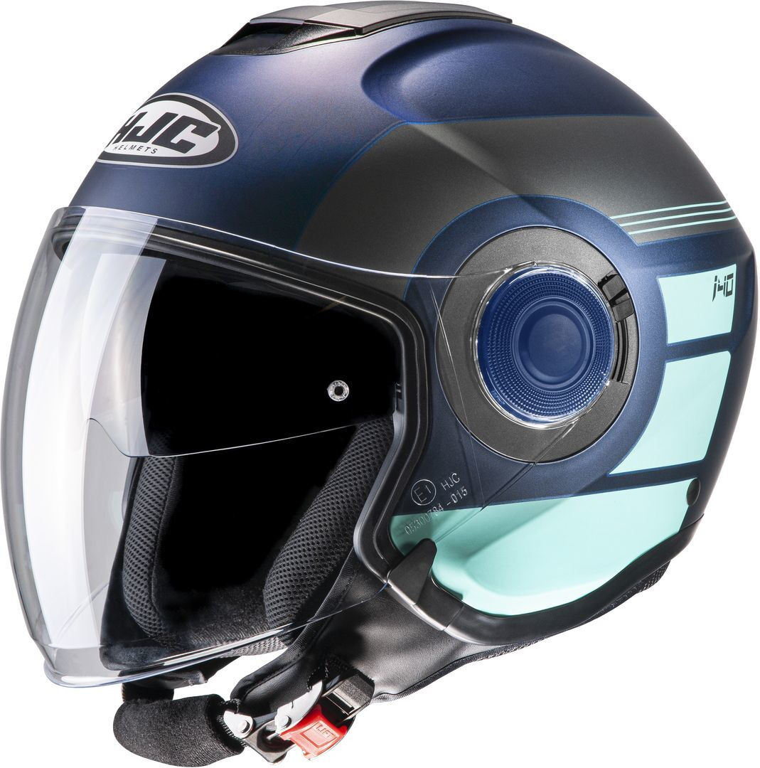 HJC i40 Spina Casque Jet Gris Bleu L