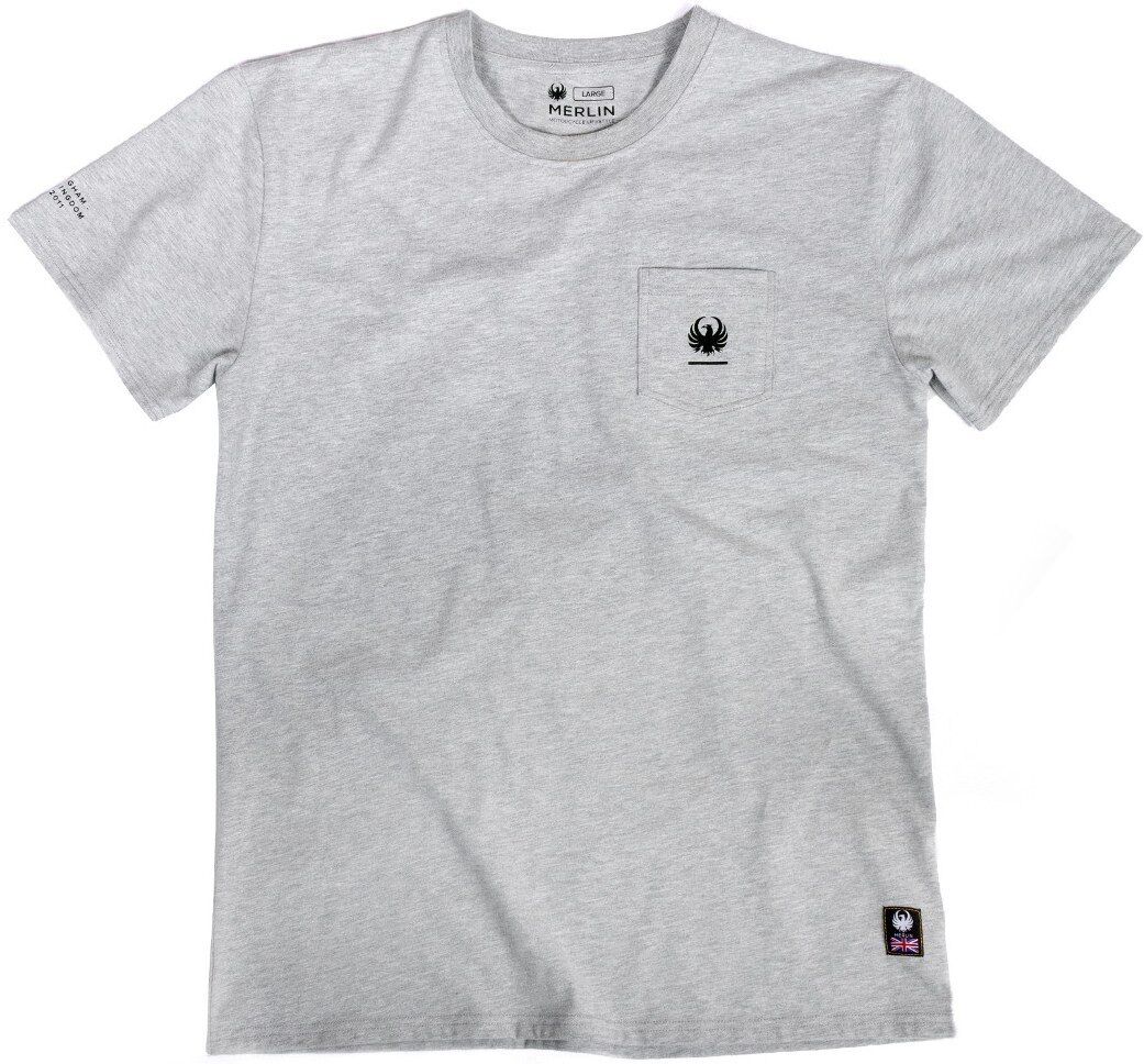 Merlin Walton Pocket T-shirt Gris M