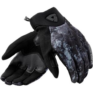 Revit Continent Motorradhandschuhe S Schwarz Grau