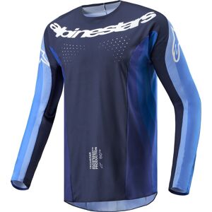 Alpinestars Techstar Pneuma Motocross Jersey L Blau