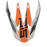 Acerbis X-Racer VTR Helmschirm Einheitsgröße Grau Orange