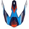 Acerbis Linear Helmschirm Einheitsgröße Blau Orange