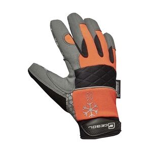 Gebol Handschuh Master Thermo Größe 9, schwarz-orange