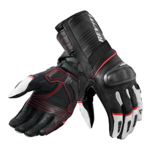 REV’IT! RSR 4, Motorcycle racing gloves, Black White