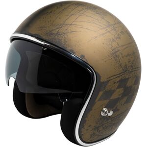 IXS 77 2.5, Jet helmet, Matt gold Black