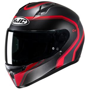 HJC C10 Elie, Full-face helmet, Matt Black Red