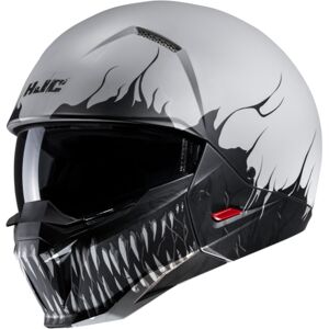 HJC I20 Scraw, Jet helmet, Matt White Black