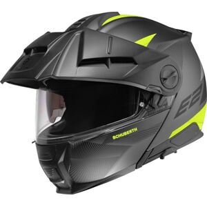 SCHUBERTH E2 Defender, Flip-up helmet, Matt black Yellow