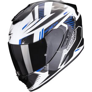 SCORPION EXO-1400 Evo Air Shell, Full-face helmet, White-Blue