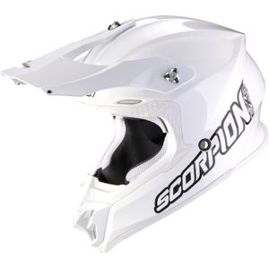 SCORPION VX-16 Evo Air Solid, Motocross helmet, White