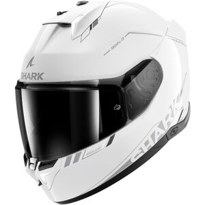 SHARK Skwal i3 Blank SP, Full-face helmet, White-Silver-Anthracite WSA