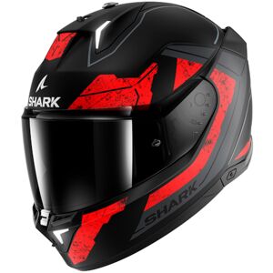 SHARK Skwal i3 Rhad, Full-face helmet, Matt Black-Chrome-Red KUR