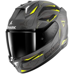 SHARK Skwal i3 Linik, Full-face helmet, Matt Anthracite-Yellow-Black AYK