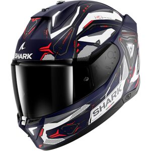 SHARK Skwal i3 Linik, Full-face helmet, Matt Blue-White-Red BWR