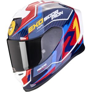 SCORPION EXO-R1 Evo Air Coup, Full-face helmet, Blue-Red-Yellow