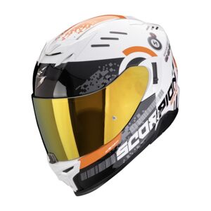 SCORPION EXO-520 Evo Air Titan, Full-face helmet, White-Orange