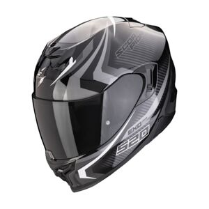 SCORPION EXO-520 Evo Air Terra, Full-face helmet, Black-Silver-Blanc