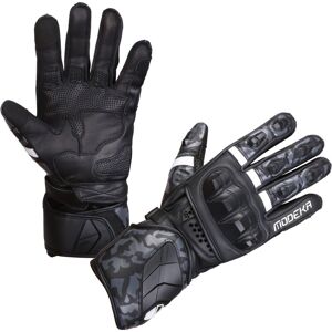 Modeka VALYANT PRO Motorradhandschuhe schwarz weiß Gr. 11 / XXL