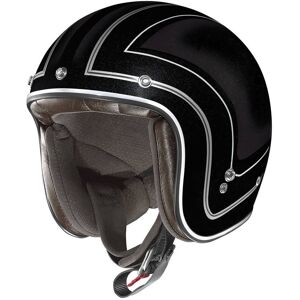 X-lIte X-201 Caliente Demi Jet Helm - Schwarz - S - unisex