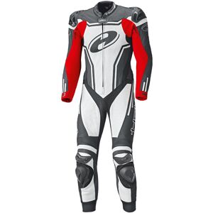 Held Rush 1-Teiler Motorrad Lederkombi - Schwarz Weiss Rot - 58 - unisex