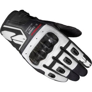 Spidi G-Carbon Motorradhandschuhe - Schwarz Weiss - 3XL - unisex