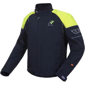 Rukka R-EX Motorrad Textiljacke - Schwarz Gelb - 52 - unisex