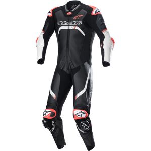 Alpinestars GP Tech 4 Motorrad 1-Teiler Motorrad Lederkombi - Schwarz Weiss - 44 - unisex