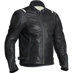 Halvarssons Skalltorp Motorrad Lederjacke - Schwarz - 60 - unisex