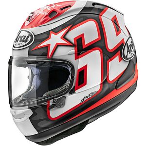 Arai RX-7V Evo Nicky Reset Helm - Schwarz Weiss Rot - XL - unisex