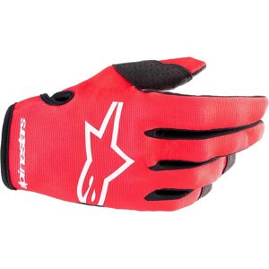 Alpinestars Radar Kinder Motocross Handschuhe - Rot - M - unisex