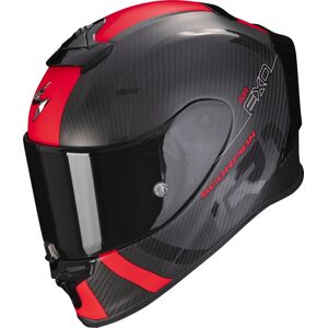 Scorpion EXO-R1 Evo Air MG Carbon Helm - Schwarz Rot - XS - unisex