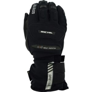 Richa North Gore-Tex wasserdichte Motorrad Handschuhe - Schwarz - L - unisex