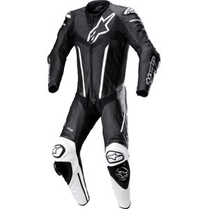 Alpinestars Fusion, Lederkombi 1tlg. Schwarz/Weiß 48 male