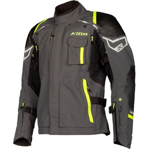 Klim Kodiak, Textiljacke Gore-Tex Dunkelgrau/Schwarz/Neon-Gelb 52 male