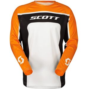 We Cycle Scott 350 Track Evo MX Motocross Jersey / DH Fahrrad Trikot lang schwarz/orange 2023 XXL (54/56)