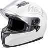 Westt Integralhelm Fullface Helm Motorradhelm Mit Doppelvisier Sonnenblende - Sehr Gut Weiß glänzend L (57-58 cm)